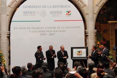 Participó Congreso del Estado en celebración de los 25 años de la Sedesol