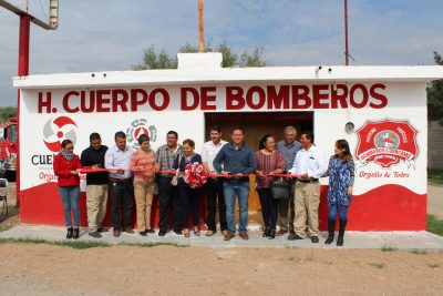 Inauguran la primera estación de bomberos en Cuencamé