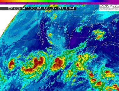 Continúan pronósticos de fuertes lluvias a partir del sábado por huracán Norma