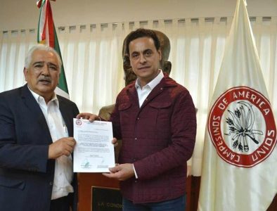 Asume Ismael Hernández Deras dirigencia nacional de la CNC