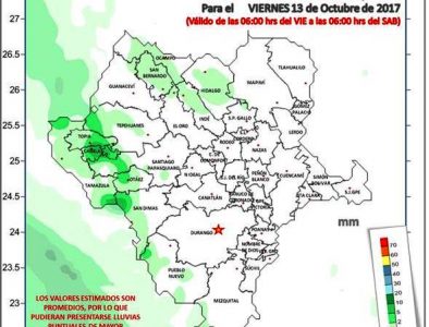 Prevén pocas lluvias para este fin de semana; se aproximan descensos térmicos