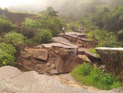 Colapsa carretera en Chiapas; afecta a 7 municipios