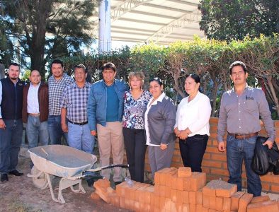 Continúan obras de infraestructura educativa en Canatlán