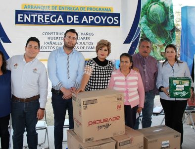 Entrega Canatlán certificados de apoyos a través de Sedesoe