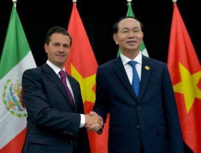 Se reúne Peña Nieto con el presidente de Vietnam