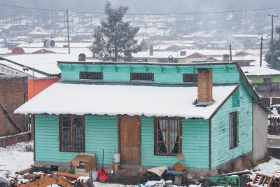 Registraron nevadas 5 municipios durante el fin de semana