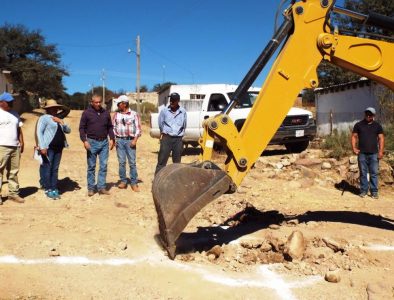 Avanza obra de infraestructura hidráulica en poblado El Alemán, Súchil