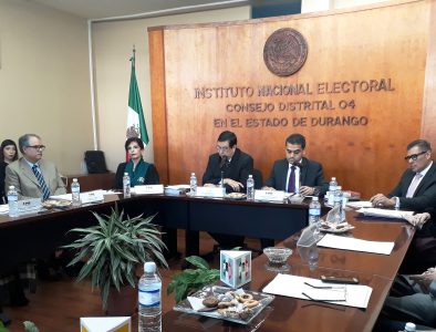 Instala INE consejos distritales en Durango rumbo a elecciones 2018