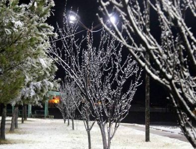 Registran nevadas 7 municipios de Durango; sorprenden en La Laguna