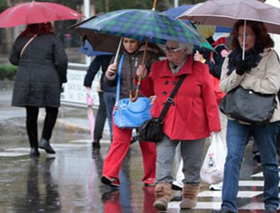 Continuarán las lluvias y las bajas temperaturas en la mayor parte del país