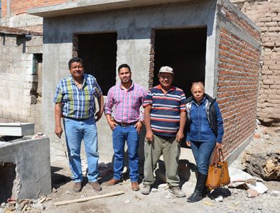 Supervisan avances del programa Mejoramiento de Vivienda en Poanas