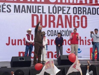 Pide AMLO más unidad en Durango; afirma que no aceptarán “chapulines”