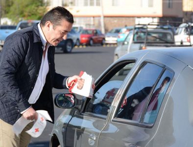 Se suma Congreso a la colecta de la Cruz Roja