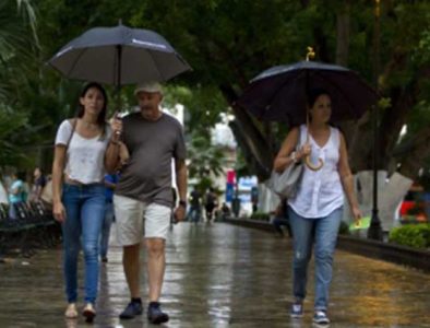 Pronostican lluvias en noroeste, oriente y sureste del país