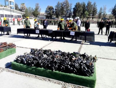 Destruye Ejército más de 2 mil armas de fuego retiradas en Durango y Sinaloa