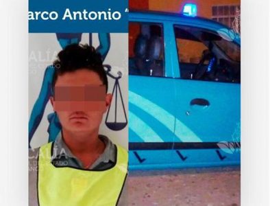 A mano armada robó taxi en la ciudad de Durango; es detenido por la PID