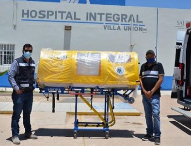 Villa Unión cuenta con cápsula aislante para traslado de pacientes por Covid-19