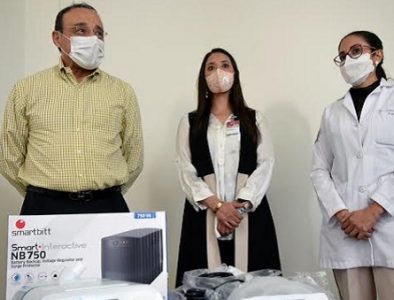 Recibe Hospital de Salud Mental ventiladores para atención de pacientes Covid-19