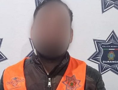 Detienen a varón por violencia familiar en la ciudad de Durango