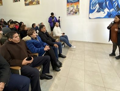 Imparten taller contra la violencia de género en Vicente Guerrero