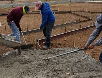 En Vicente Guerrero, avanzan trabajos de nueva plaza en San Francisco Javier