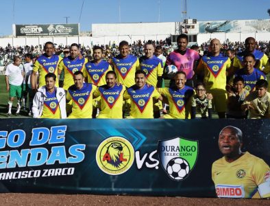 Ganó la niñez duranguense en el partido Leyendas del América frente a Alacranes