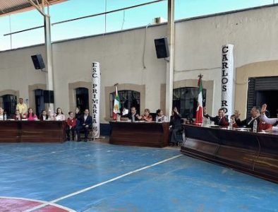 Cabildo de Guadalupe Victoria realiza Sesión Solemne en primaria Carlos Romo
