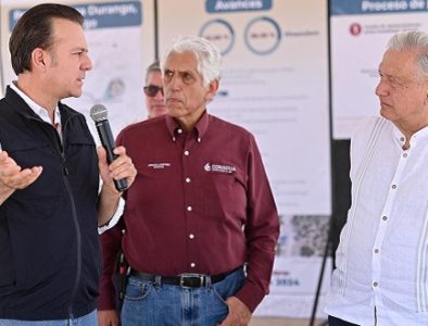 Durango tendrá presa Tunal II, el presidente AMLO se comprometió a dejarlo resuelto: Esteban