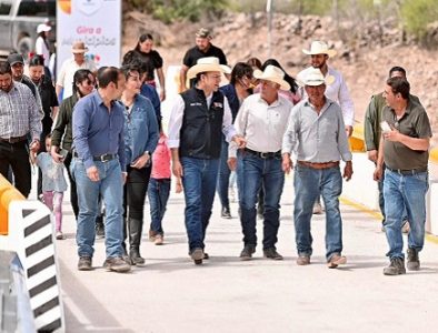 Gobierno de Esteban inicia construcción de puentes en Rodeo y Pueblo Nuevo