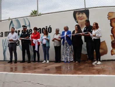 Inaugura SSP mural en reconocimiento a exolímpica ‘La Chiquis’ Cabada