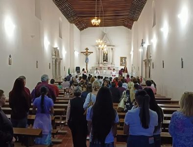 Autoridades de Cuencamé participan en el novenario de la Virgen de la Soledad