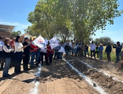 Esteban Villegas y Juanita Acevedo arrancan construcción del Parque Lineal de Vicente Guerrero