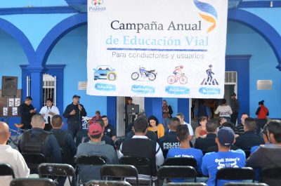 Inician campaña de educación vial en Poanas