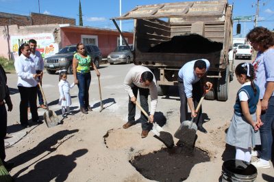 Inician mejora de calles en Vicente Guerrero