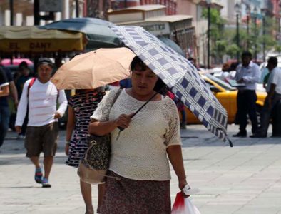 Prevén altas temperaturas en 8 estados del país