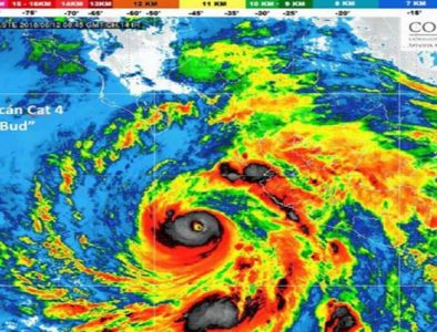 Huracán “Bud” ya es categoría 4