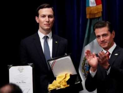 Peña Nieto entrega a Jared Kushner la Orden del Águila Azteca