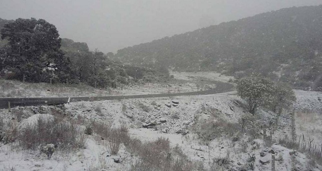 Se esperan nevadas en algunas zonas de México este miércoles