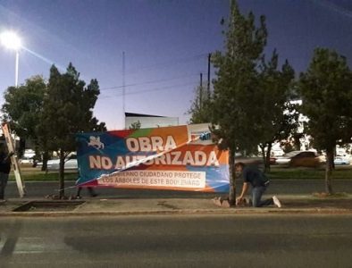 Clausura Municipio obras de puente elevado en bulevar Francisco Villa