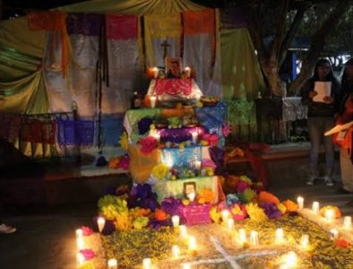 Realizan festival del Día de Muertos en Vicente Guerrero