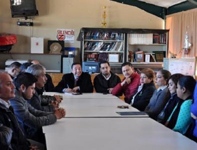 Visita Director de COBAED plantel de Peñón Blanco