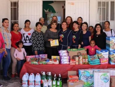 Apoyan con alimentos y productos a estancias infantiles de Canatlán