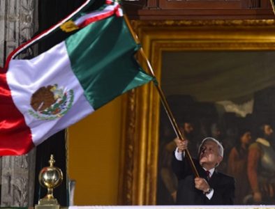 AMLO da su primer Grito de Independencia