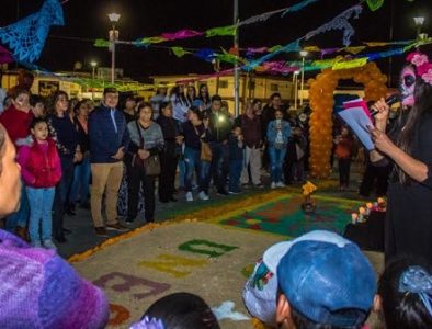 Inicia el festival de Día de Muertos en Vicente Guerrero