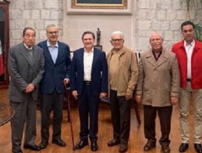 Se reúne Aispuro con exgobernadores de Durango