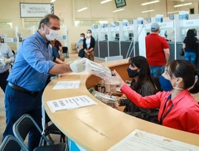 Con equipo, Salum refuerza protección de usuarios y personal