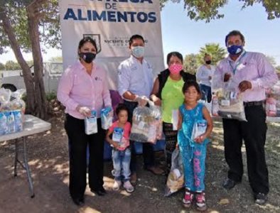 En marcha, entrega de apoyos alimentarios en Vicente Guerrero