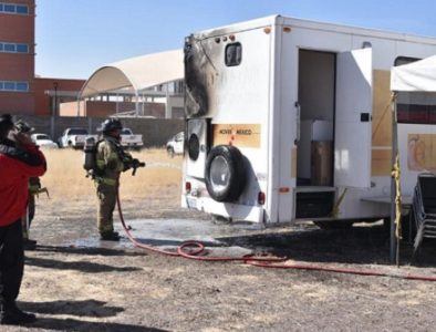 No hay pérdida de pruebas Covid tras incendio en Unidad Móvil de Salud