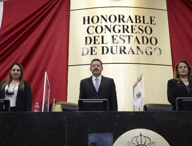 Eligen la Mesa Directiva de la LXIX Legislatura del Congreso de Durango