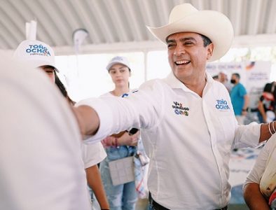 Habrá contacto directo con la gente del campo: Toño Ochoa